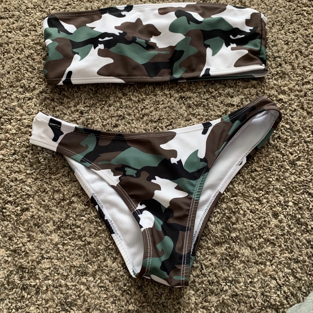 Camo print SHEIN bikini
